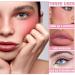 Double Head Cream Blush Stick with Brush | Waterproof Pink Blush Stick for Cheeks and Lips | Natural Matte Lip and Cheek Makeup Stick | Lightweight Creamy Texture for Mature Skin | Dewy Finish - Buy Online on GoSupps.com