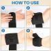 Gleemen Wrist Bandages - 2 Breathable Wrist Wraps for Support | Elastic Velcro Fastener | Ideal for Fitness Sports & Strength Training - Buy Online on GoSupps.com