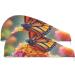 Butterfly on Lantana Flower Hair Towel 2 Pack - Super Absorbent Quick Dry Hair Turbans for Women & Girls - Buy Online on GoSupps.com
