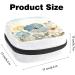 GIAPB Sanitary Napkin Storage Bag | Period Tampon & Pad Makeup Pouch | Plant Flower Color - Buy Online on GoSupps.com