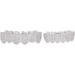 Stylish Grillz Teeth Set - Hip Hop Cold Coated Copper Bling for Halloween Parties & Costume Accessories - Buy Online on GoSupps.com