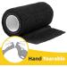 Anjocare Self-Adhesive Bandage Wrap (8 Pack) - Breathable & Cohesive Wrap for First Aid Sports Injuries and Pet Care - 10cm x 4.5m - Black - Buy Online on GoSupps.com