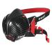 Trend Air Stealth Dust Mask Half Mask with Replaceable Twin HEPAC Filters for Woodworking Building & Construction Work Medium/Large Respirator