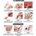 Runrayay 24pcs Press On Nails - Pink Midrings with Snake & Flame French Designs | Oval Nail Art for Women & Girls - Buy Online on GoSupps.com