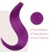 Buy If-Salt Purple Tape Extensions - 10pcs Real Hair 25g 45cm | Invisible Smooth Extensions for Girls - Buy Online on GoSupps.com