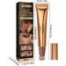Liquid Bronzer Stick Stick for Cheeks | Makeup Creamy Texture Highlighting Shade Makeup with Air Cushion Applicator Hondony Highlighter (Rose Gold) - Buy Online on GoSupps.com