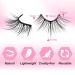 ALICE 1 Natural Cat Eye 3D Curl Half Strip Mink False Lashes - 7 Pairs Pack for Soft, Wispy, Natural Look - Buy Online on GoSupps.com