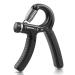 NIYIKOW Grip Strength Trainer, Hand Grip Strengthener, Adjustable Resistance 22-132Lbs (10-60kg), Non-Slip Gripper, Perfect for Musicians Athletes and Hand Rehabilitation Exercising Black-1Pack