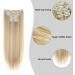 EUPSIIU 23 Inch Long Straight Clip in Hair Extensions Synthetic Hair Extensions Hair Pieces for Women Blonde Hair Extensions Long Straight Blonde Hair Piece Seamless Hair Extensions (gold) - Buy Online on GoSupps.com