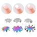 Colorful French Nail Template Set | 6 Stainless Steel Nail Art Trimmers | DIY Nail Supplies & Accessories for Perfect Manicures - Buy Online on GoSupps.com