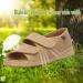 Shop Women's Wide Diabetic Sandals - Non-Slip Adjustable Cozy Footwear for Swollen Feet & Plantar Fasciitis | Size 7 Black - Buy Online on GoSupps.com