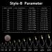 Dyxssm Stainless Steel Fishing Hooks with Leader Rigging - 3 Hook Line Rig for Fishing, 10# Style-b - Buy Online on GoSupps.com