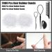 2000 Mini Transparent Hair Ties - Elastic Hair Bands with Cutter for Dolls & Girls' Hair Styling - Buy Online on GoSupps.com
