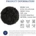 YAMEL Afro Puff Drawstring Ponytail Large Bun Extensions Darkest Brown Synthetic Updo Hair Pieces for Black Women Darkest Brown Large (Pack of 1) - Buy Online on GoSupps.com
