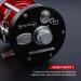 Sougayilang Fishing Reels Round Baitcasting Reel - Conventional Reel - Reinforced Metal Body and Supreme Star Drag Right Hand-Red-Black Warrior6000 - Buy Online on GoSupps.com