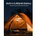 Rechargeable LED Camping Lantern 650 Lumens | 3 Light Modes | Power Bank | Waterproof | Stepless Dimming | Solar Hand Crank | Emergency Lantern for Power Outage & Hiking - Buy Online on GoSupps.com