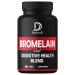 6in1 Bromelain 500mg Supplement - 1000mg per Serving - 210 Capsules with Digestive Health Blend as Quercetin, Ginger, Turmeric, Papaya - Support Overall Health, Digestion & Immune System 210 Count (Pack of 1)