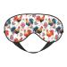 Roosters and Flowers Sleep Mask Adjustable Double -Sided Eye Mask Soft Sleeping Eye Covers for Sleeping Perfect Shading Reduce Eye Edema