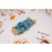 100 Pcs Mini Colorful Elastic Hair Ties for Girls - 10 Colors Toddler Ponytail Holders (Gradient Blue) - Buy Online on GoSupps.com