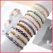 Friusate 20 Pcs Boho Hair Ties - 5 Bracelet Styles | Morandi Hair Bands for Women | No Damage Hair Elastics Band - 10 Colors | Thick Hair/Pony Tails - Buy Online on GoSupps.com