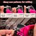 YADADA Acrylic Nail Clipper - Adjustable Stainless Steel Cutter for False Nails - Rose Red - Buy Online on GoSupps.com