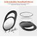 TASALON Unbreakable Hand Mirror with Handle - Anti-Slip Barber & Salon Mirror for Hair, Makeup, Shaving, Travel - Black - Buy Online on GoSupps.com