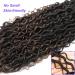 Goddess Locs Crochet Hair 18 | 6 Packs Curly Faux Locs Braids | Boho Style Hair Extensions | T1B/30 18 (Pack of 6) - Buy Online on GoSupps.com