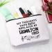 Hamilton Cosmetic Bag with Music - My Thoughts Have Been Replaced Lyrics - Talk Less Smile More Design - EU Shipping Available - Buy Online on GoSupps.com