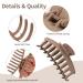 4-Piece Hair Clip Set - 11cm Matte Clips for Thick & Thin Hair - Stylish Hair Accessories & Perfect Gift - Buy Online on GoSupps.com