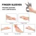 uxcell 10pcs Finger Protectors Splints - Compression Thumb Brace for Trigger Finger | Breathable Elastic Support for Basketball | Large Size 2.2 x 1 - Buy Online on GoSupps.com