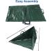LeafSky Leaf Collector Tripod Bag Kit | 10 Count 30 Gallon Heavy Duty Paper Bags | Lawn Leaf Bag with Scoops Gloves | Self Standing Yard Waste Bag for Grass Clippings - Buy Online on GoSupps.com