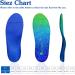 Orthotic Insole for Plantar Fasciitis, Overpronation, Flat Feet Arch Support for Men and Women, Heel Pain Relief Blue, Size 11-11.5 (30-30.5CM) - Buy Online on GoSupps.com