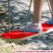 Summer's Dream Skateboard Surfing Tree Swing 32x8 - Thick Plywood Board for Kids Up to 300 Lbs - Easy to Hang Surf Board Swing - Red - Buy Online on GoSupps.com