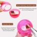 AlxMuNao Nail Drill Bit Cleanser Box Mini Nail Art Drill Head Dual Clean Brush Nail Art Drill Bit Cleaning Brush Box Polishing Manicure Tool for Nail Salon or Home (Yellow) - Buy Online on GoSupps.com