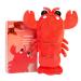 Intoypad Microwavable Menstrual Heating Pad  Crustacean Warming Pillow  Cuddly & Cute Lobster Plush with Heating Pad
