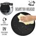 Avydiif Silicone Dog Cat Bowl Pads - Waterproof Slipproof 28cm x 28cm Dishwasher Safe - 2 Black Mats for Pets - Buy Online on GoSupps.com