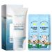 ExcellaElite Centella Sunscreen Spf 50 Madagascar Centella Sunscreen Moisturizing Korean Sunscreen with 2 Hydrating Masks Natural Ingredients Smooth and Non-Sticky Texture