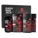 Every Man Jack Deadpool Body Set - Perfect for Every Guy & Marvel-Lover - Bath and Body Marvel Gift Set with Clean Ingredients & Incredible Scents - Includes Body Wash Shampoo & Deodorant 2-Pack Hawt Sauce