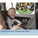 HECKBO 2x Car Sun Visor with 8 Suction Cups - Jungle Animals Side Sunshade 48x31cm for Baby Kids - Includes Bag - Buy Online on GoSupps.com