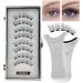 Magnetic Eyelashes Applicator - Look Reusable Magnetic Lashes Kit | Magnets False Eyelashes | 8 Lashes And 1 Clip Fake Eyelashes Kit For Bigger And Brighter Eyes Stunning Look - Buy Online on GoSupps.com