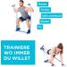 Theraband Original Exercise Band | 2.5m Fitness Resistance Band for Strength Training & Weight Loss | Includes Zip Pocket Bag & Instructions | Blue - Buy Online on GoSupps.com