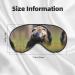 Black and White Honey Badger Mask - Adjustable Soft Blindfold for Deep Sleep Relaxation Travel & Meditation - Buy Online on GoSupps.com