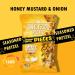 Pretzel Pete Pieces Pretzel Snack Pick N Mix | Choose From 8 Flavours | Buffalo Blue Cheese Pizza Cinnamon Honey Mustard Jalapeno Smokey Bacon BBQ Sour - Pack of 4 X 160g - Buy Online on GoSupps.com