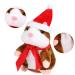 ITODA Talking Hamster Toy Funny Repeats What You Say Plush Hamster Toy with Scarf and Hat Electronic Plush Noding Sound Recording Doll Stuffed Toys for Girls Boys Christmas Birthday Gift Brown