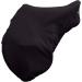 Harrison Howard Essential Fleece Dressage Saddle Cover - Black, One Size - Dust Protection, Machine Washable - Buy Online on GoSupps.com