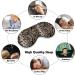 Adjustable Snake Skin & Leopard Print Sleep Mask for Women - Comfortable Eye Shades with Elastic Strap - Buy Online on GoSupps.com
