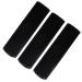 Sollee Net Back Scrubber for Shower African Mesh Cloth Shower Net Scrubber Washcloth Dead Skin Removal Bath Sponges for Women & Men Black