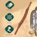 Alomejor Gua Sha Stick - Carbonized Double Row 20 Beads Lymphatic Drainage Massager for Neck & Shoulder Relief - Buy Online on GoSupps.com