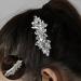 Crystal Hair Clips Diamante Wedding Hair Accessories Elegant Rhinestone Barrette Silver Flower Hair Pins for Bridal Bridesmaid Girls Jewelry Hair Decorations Wedding Party Gift - Buy Online on GoSupps.com