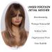 Testar Long Brown Wigs for Women - Layered Air Bangs Glued Natural Art Hair for Daily & Party Wear - Buy Online on GoSupps.com
